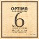 Optima No. 6 Natural Carbon/Spezial Silver Konzertgitarre Satz