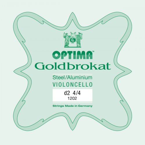 Optima Goldbrokat Cello D-Einzelsaite