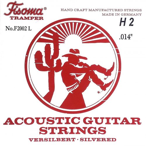 Fisoma Acoustic Guitar Tramper Westerngitarre h-Einzelsaite