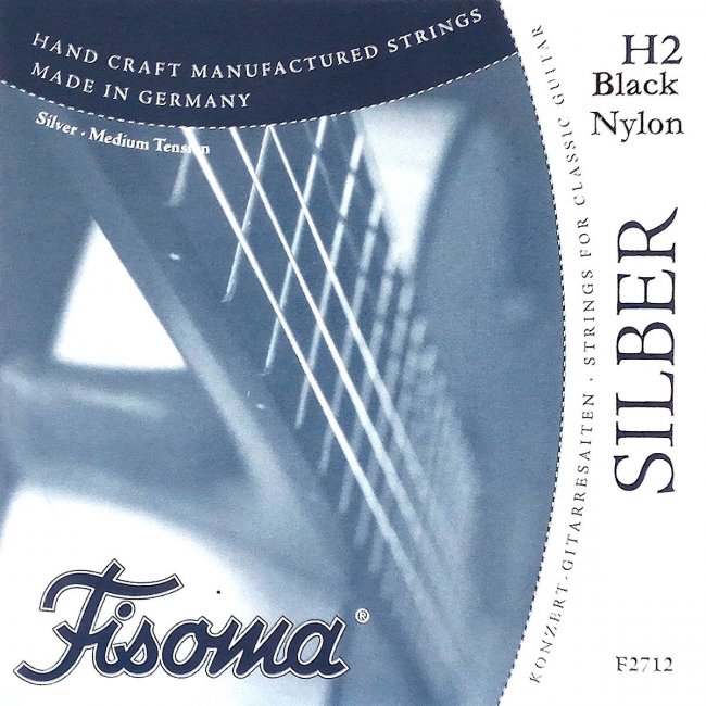 Fisoma Silber Black h-Einzelsaite