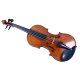 Gespielte Violine mit Zettel Antonius Stradivarius