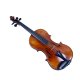 gespielte 4/4 Violine Walter Barth mit Zettel