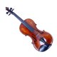 gespielte 4/4 Violine mit Zettel "Widhahn"